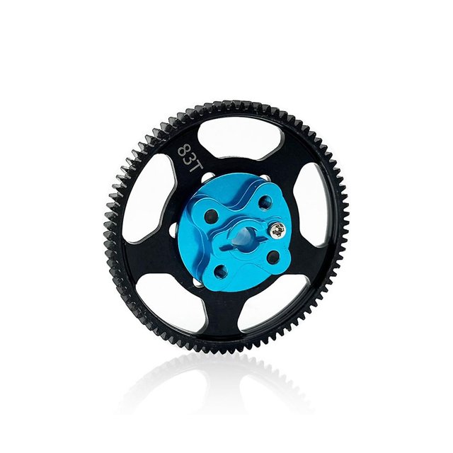 Caja de cambios de metal 83T con soporte de engranaje 54970 para CC02 CC-02 CC 02 1/10 RC Car Upgrades Parts Access BlueBlack ,BlueBlack
