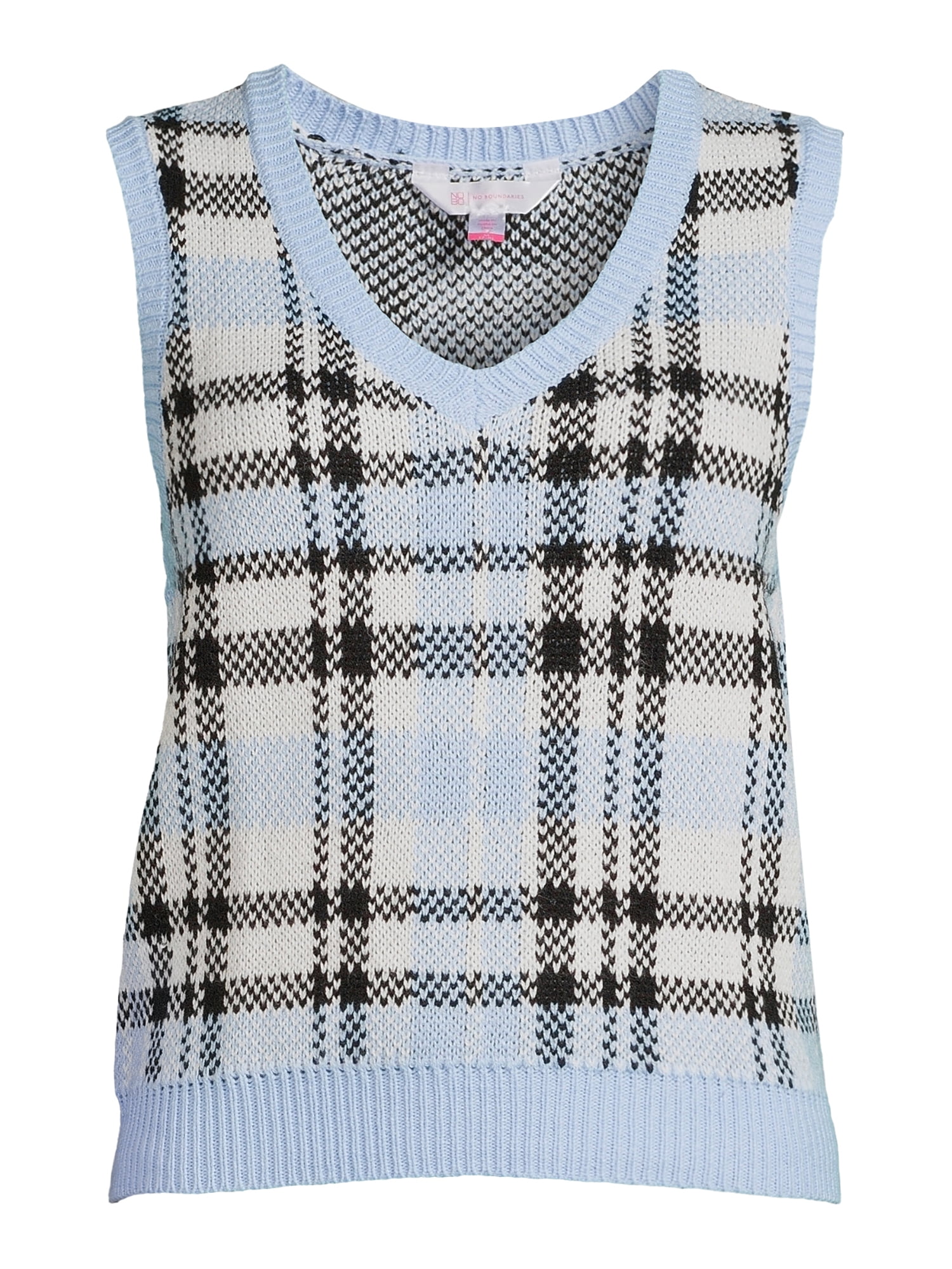 No Boundaries Women’s V-Neck Sweater Vest