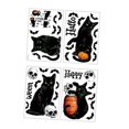 thumbnail image 4 of Adhesivos para ventanas de Halloween, pegatinas con siluetas de murciélagos terroríficos, ventanas de Halloween 20 cm x 30 cm x 01 cm, 4 of 9
