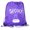 Spooky-Purple, variant on Halloween Drawstring Bag | Halloween Trick or Treat Bag for Candy, Parties and more!