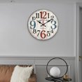 thumbnail image 3 of Wood Wall Clock 12inch Decorative Clocks for Bedroom Living Room Home D, 3 of 7