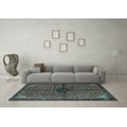 thumbnail image 3 of Ahgly Company Indoor Rectangle Persian Light Blue Traditional Area Rugs, 7' x 10', 3 of 4