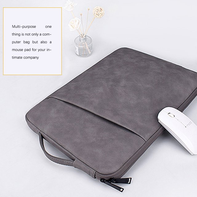 VONKY Laptop Bag Large Protection Notebook Computer Sleeve Handbags Briefcase Bags Women Men Office Business Working Yellow 13.3 Inch