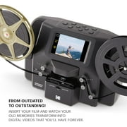 Kodak REELS 8mm & Super 8 Film Scanner & Converter, Slide Scanner with Big 5” Screen