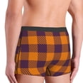 thumbnail image 5 of Disketp Fall Buffalo Plaid Men'S Boxer Briefs,Soft And Breathable Cotton Underwear With Comfortflex Waistband, 5 of 9