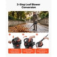 thumbnail image 3 of 3-in-1 Shop Vac, 11 Gallon Wet Dry Shop Vacuum, 4.5 Peak HP Portable Vacuum Cleaner with Blower, Dual-Filter, 1350W Input Power, 1.25in x 7ft Hose, 9.8ft Cord for Jobsite, Workshop, Garage, Home, 3 of 12