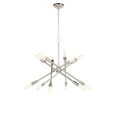 thumbnail image 3 of Regina Andrew 16-1428PN Cobra 12 Light 31" Wide Sputnik Chandelier - Nickel, 3 of 7
