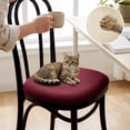 thumbnail image 4 of Stretch Dining Chair Seat Covers Elastic Scratch Resistant Dustproof Chair Cushion Slipcover for Kitchen Dining Room Restaurant Seat Protector, 4 of 6