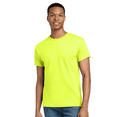 thumbnail image 3 of Gildan High Visibility Safety T-Shirt, Hi Vis Crewneck Safety Green Tee for Men, Size XL, 3 of 5