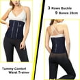 thumbnail image 3 of TUOY Corset Waist Trainer for Women Tummy Control Body Shaper Workout Shapewear for Men, 3 of 9
