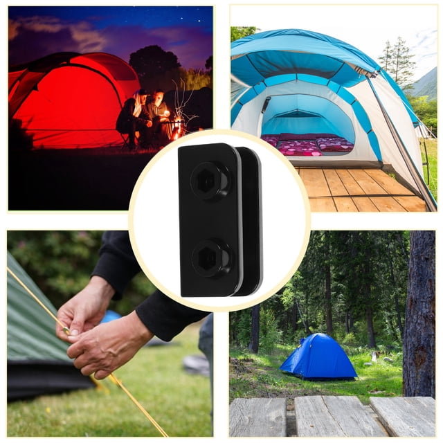 Phenofice 4pcs Plastic Tent Pole Accessories Base Right Angle Design For Camping Activities