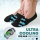 thumbnail image 2 of Calcetines unisex transpirables de seda helada, de corte bajo y antideslizantes - Diseño de malla, agarre de silicona, comodidad para el verano, talla única, 2 of 4