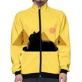 thumbnail image 3 of Chaqueta con estampado 3D de gato para hombre y mujer, estilo Harajuku, hip hop, sudaderas con capucha de nuevo estilo, sudadera informal con cuello alto y cremallera, ropa para hombre, chaquetas, 3 of 5