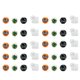 thumbnail image 1 of 10 piezas de madera para Halloween Macarena decoración de Halloween de gato hechas a mano suaves, 1 of 8