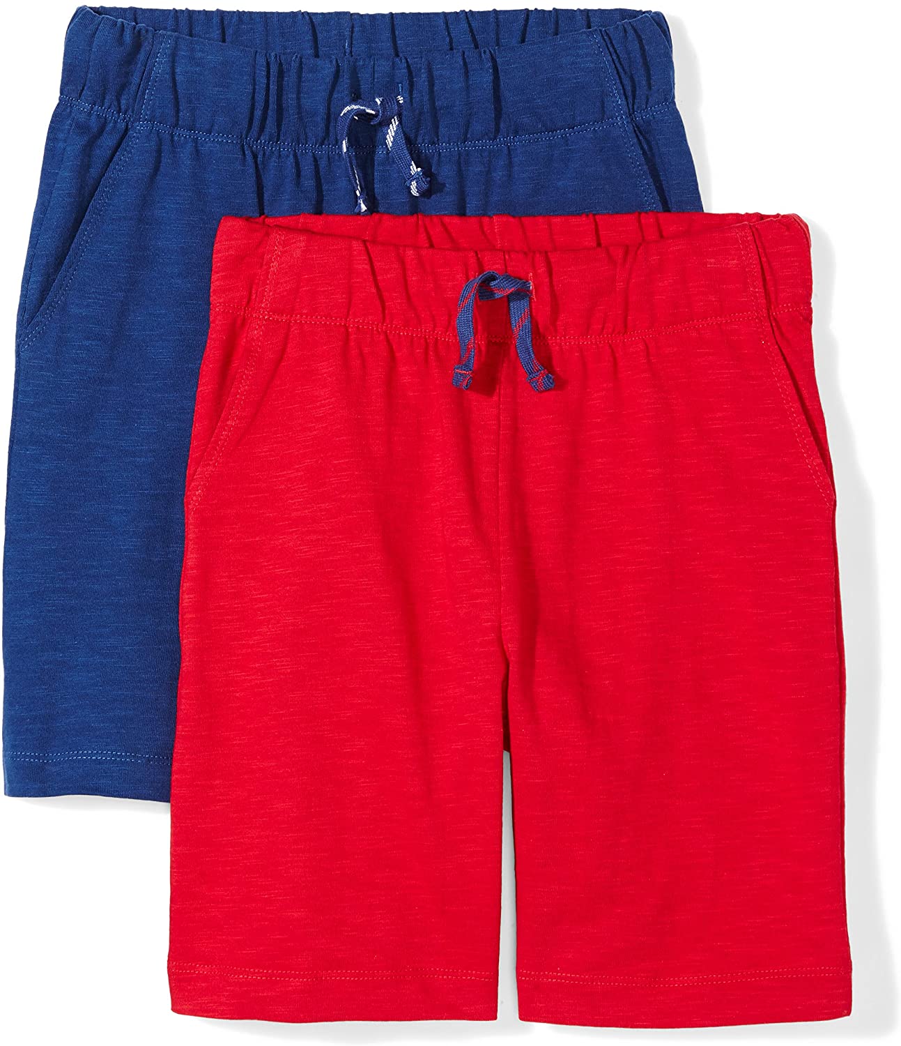Boys Knit Jersey Play Shorts 2 pack Blue Red Medium - Walmart.com -  Walmart.com