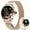 Golden, variant on Women's Stylish 1.106" AMOLED Smart Watch, Wireless Call & Reject, Music & DIY Dial, Multi-Sport Modes, Fitness Tracker, Ideal Gift for Girlfriend & Loved Ones