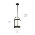 thumbnail image 4 of 52464CHZ Kichler Lighting Topiary - 1 Light Pendant In Homestead Style-18 Inches Tall and 10.25 Inches Wide-Character Bronze Finish, 4 of 8