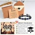 thumbnail image 5 of 2025 Graduation Gifts for Him Boys Men, 5th 6th 8th Grade Kindergarten Preschool High School College Master Degree Elementary Middle School Graduation Cross Bracelet Gifts with Card for Him Boys, 5 of 7