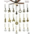 thumbnail image 4 of Royal Designs, Inc. Fan Pull Chain with Pineapple Finial, Antique Brass, Set of 2, 4 of 4