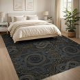thumbnail image 3 of ODIKA 8'x10' Washable Area Rug Mystical With Gothic Celestial Astrology Symbols Snake Vintage Refined for Living Room, Under Sectional, Family , Durable, Non-Slip, 3 of 7