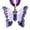 Antique Copper + Purple, variant on Vintage Women Enamel Butterfly Rhinestone Pendant Necklace Party Jewelry Gift