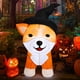 thumbnail image 4 of COMIN Inflables de Halloween de 4 pies Decoraciones para Exteriores para Perros, Mago de Patio, Perro Shiba Inu con LED incorporados para decoración de césped y jardín de Fiesta Interior, 4 of 5
