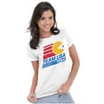 thumbnail image 3 of PACMAN Video Arcade Game Team USA Women's T Shirt Ladies Tee Brisco Brands S, 3 of 5