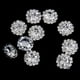 thumbnail image 5 of 10X DECORACIONES Perla Rhinestone Botones Flatback Boda Artesanía Decoración Adornos, 5 of 9