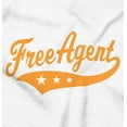 thumbnail image 2 of Free Agent Sports Team Fanatic Club Womens Slim Fit Graphic Tee Brisco Brands S, 2 of 5