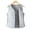 Gray, variant on Uaswgudfs Women's Casual Solid Color Sleeveless Puffer Vest, Polyester Quilted Fleece-Lined Outerwear, Warm Winter Fall Sleeveless Jacket for Women Black 2XL
