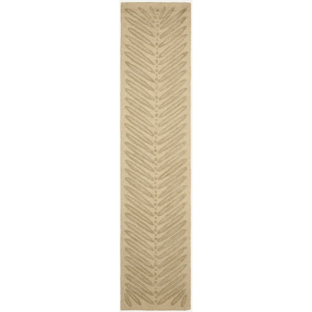 SAFAVIEH Martha Stewart Urban Chevron Floral Area Rug, Oolong Tea Green, 4' x 6'