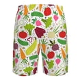 thumbnail image 6 of Naloa Cartoon Vegetables Men's Beach Shorts, Surfing shorts, Swim trunks, Quick Dry Swim Trunks for Surfing Beach Fun - Small, 6 of 9