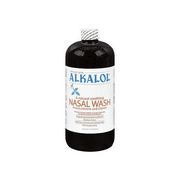 Alkalol Natural Soothing Nasal Wash Mucus Solvent & Cleaner 16 oz, 3-Pack