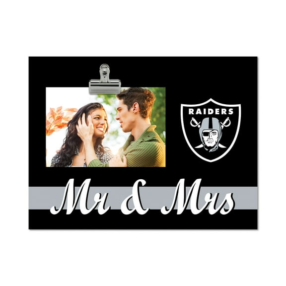 Las Vegas Raiders 8" x 10.5" Briteline Mr & Mrs Clip Frame