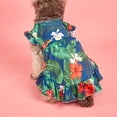 thumbnail image 4 of Puppy Skirt - Flower Pattern - Breathable Dog Vest - Pet Sleeveless Clothes - for Vacation, 4 of 8