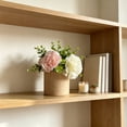 thumbnail image 5 of Artificial Flowers in Vase Centerpieces Coffee Table Decor, Silk Flower Arrangements for Home Decor Indoor Fake Flower Bouquet for Bathroom Dining Room Kitchen Wedding, 5 of 7