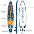 thumbnail image 6 of WINGOMART XL 12FT Inflatable Stand up Paddle Board w/Premium SUP Accessories & Carry Bag |upgraded paddle boards w/ 3 Fish Fin for Paddling |Up to 2 Person / 380LB -Tulum Edition, 6 of 10