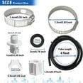 thumbnail image 4 of Pool Offline Chlorinator Pipe Feeder Connection Bag with 4 Pieces Spx1700Fg Swimming Pool Pump Pipe Plug Drain Plug, 4 of 8