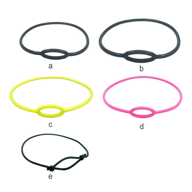 Régulateur de Plongée en Caoutchouc Portable Professionnel Réutilisable Sport de Plein Air Lavable Remplacement sous-Marin Plongée Natation Collier Support Rose Rouge 72cm