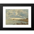 thumbnail image 2 of Eugène Boudin 18x13 Black Modern Framed Museum Art Print Titled - St. Vaast-La-Hougue, 2 of 5