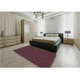 thumbnail image 5 of Ahgly Company Machine Washable Indoor Round Transitional Chestnut Brown Area Rugs, 8' Round, 5 of 7
