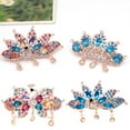 thumbnail image 3 of Meidiya Crystal Rhinestones Hair Barrettes Flower Butterfly French Clip Vintage Spring Hair Clips Bridal Thin Hair Jewelry for Women Girls, 3 of 8