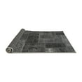 thumbnail image 2 of Ahgly Company Indoor Round Patchwork Gray Transitional Area Rugs, 5' Round, 2 of 4