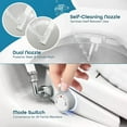 thumbnail image 5 of BidetMate 700 Series Electronic Smart Toilet Seat w/Dryer - White - Fits Elongated Toilets, 5 of 11