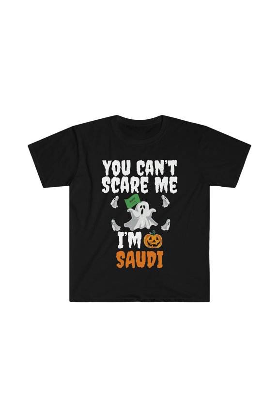 Can't scare I'm Saudi Halloween Unisex T-shirt S-3XL Saudi Arabia