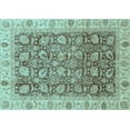 thumbnail image 1 of Ahgly Company Indoor Rectangle Oriental Light Blue Traditional Area Rugs, 2' x 3', 1 of 4