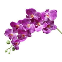 27.16" Artificial Flowers for Home Decor Party Wedding Decor Real Touch Artificial Orchid Stems Faux Flowers Arrangement