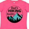 thumbnail image 4 of Inktastic Dad's Hiking Buddy with Mountains and Trees Boys or Girls Toddler T-Shirt, 4 of 5