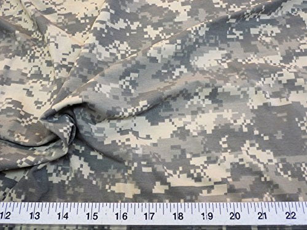 10 Yard Lot Digital Desert Army Camouflage 4 Way Stretch Fabric Polyester LY919