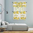 thumbnail image 5 of Yellow Lemons Kitchen Curtains Sets for Windows 36 Inch Length, Summer Fruits Leaves Pastoral Botanical Rod Pocket Window Treatments Tier Curtains and Valances Set for Bedroom/Bathroom, 5 of 8